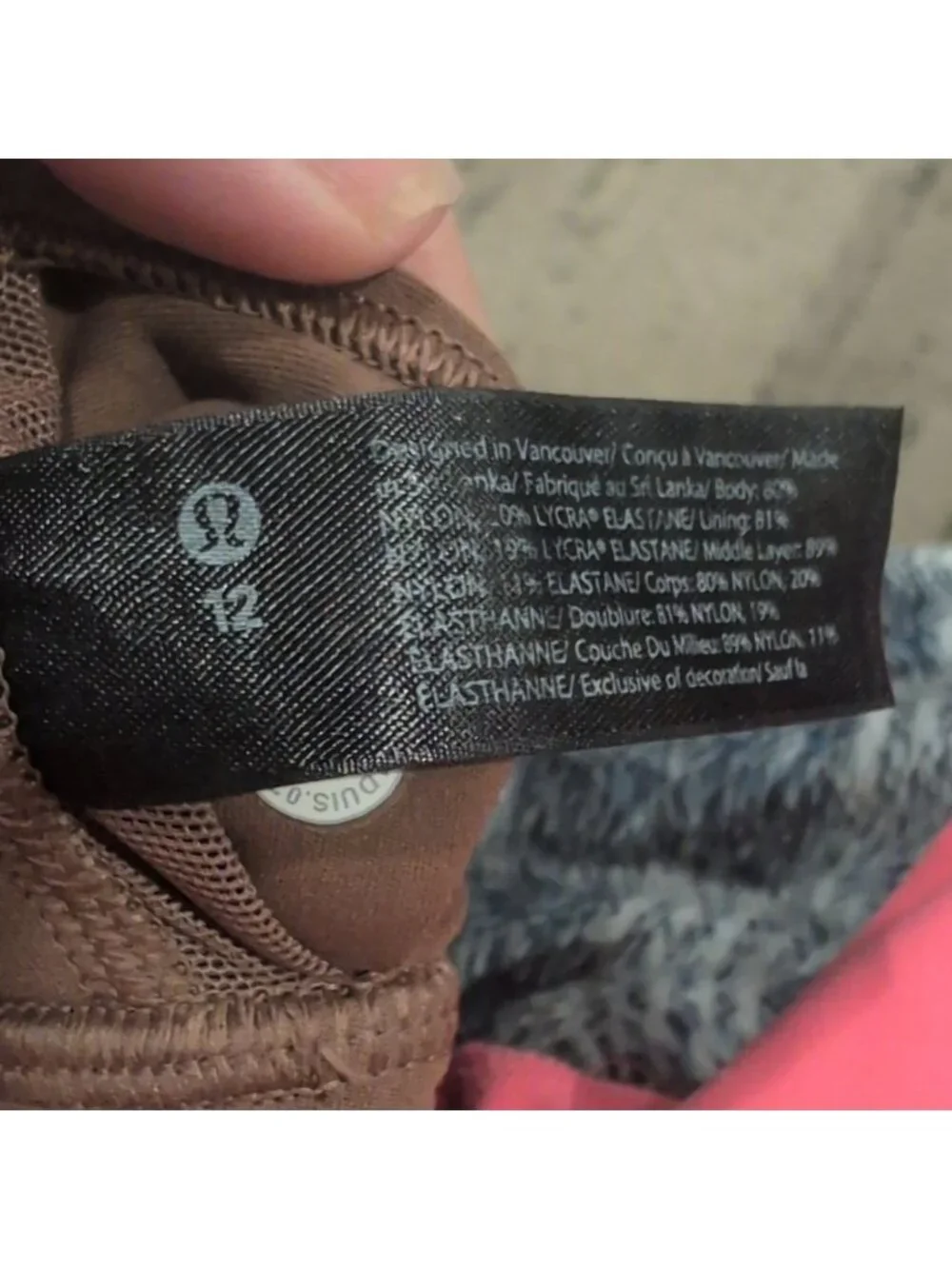Lululemon Align Tank Top Diamond Dye Seashell Smoky Topaz Graphite Grey